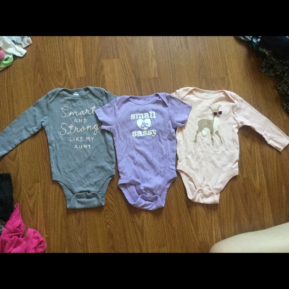 3 Girls Onesie Set